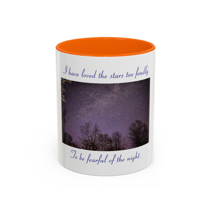 Starry Night Coffee Mug — “I have loved the stars too fondly” Accent Mug