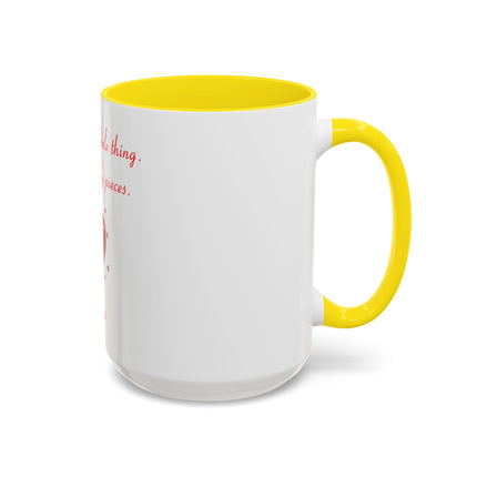 Rumi Quote Accent Mug — “Love is the whole thing. We are only pieces.”