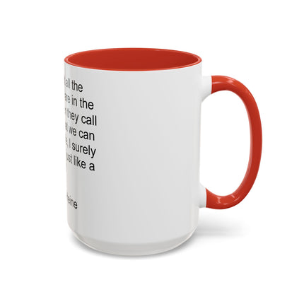 Accent Coffee Mug — "I Have Smelt All the Aromas" Heinrich Heine Quote