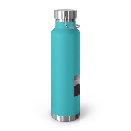 22oz Insulated Water Bottle — 'Pray for Peace' Matte Copper Vacuum Flask