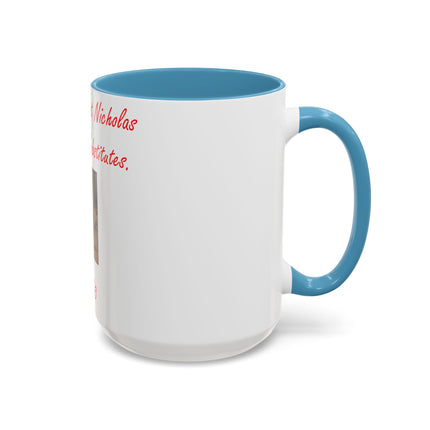 Saint Nicholas Accent Mug – 15oz Ceramic Holiday Drinkware