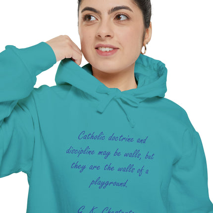 Catholic Doctrine 'Walls of a Playground' Hoodie
