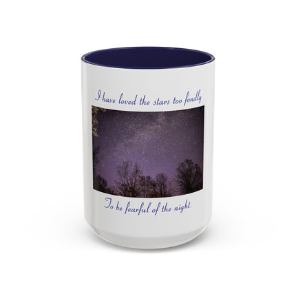Starry Night Coffee Mug — “I have loved the stars too fondly” Accent Mug