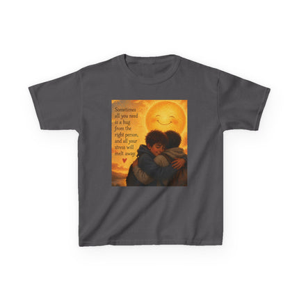 Kids Hug Tee — "Sometimes all you need is a hug" Heartwarming Children's T‑Shirt