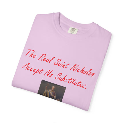 Unisex Garment-Dyed T-shirt - The Real Saint Nicholas Design