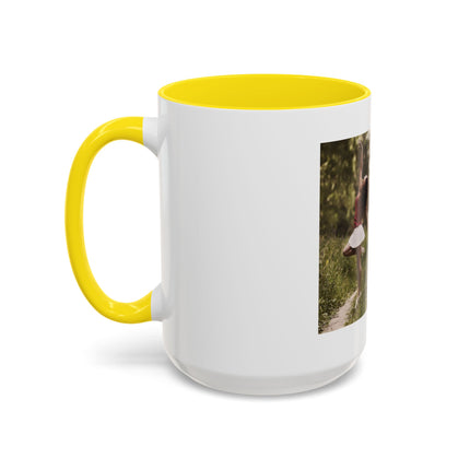 Inspirational Photo Accent Mug — “Being Alive Is the Special Occasion”