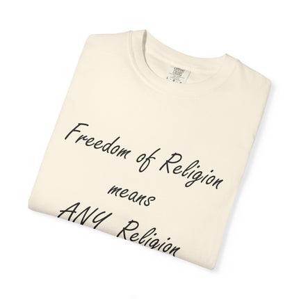 Freedom of Religion Unisex T-Shirt - Comfortable & Statement-Making Tee for All Beliefs