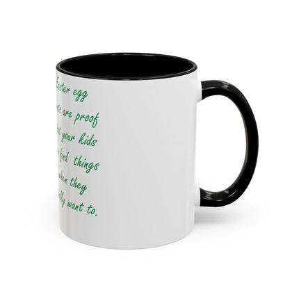 Funny Easter Egg Hunt Mug – 11oz Accent Cup for Parents