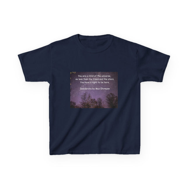 Kids Tee – “Child of the Universe” Quote – Heavy Cotton™