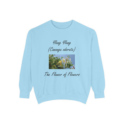Unisex Ylang Ylang Sweatshirt – Floral Comfort for All Seasons
