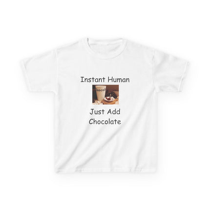 Instant Human Kids Tee – Funny Chocolate Shirt for Sweet Personalities