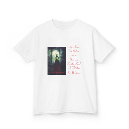 Mystical Kids Tee – “As Above, So Below” Inspirational Design