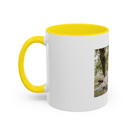 Inspirational Photo Accent Coffee Mug — “Don’t regret growing older. It is a privilege denied to many.”