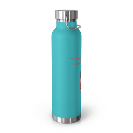 22oz Copper Bottle – Reflect on Jesus – Saint Faustina Design