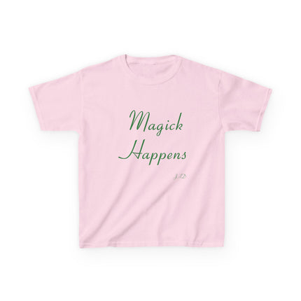 Magick Happens Kids Tee – Cotton T-Shirt for Creative Dreamers