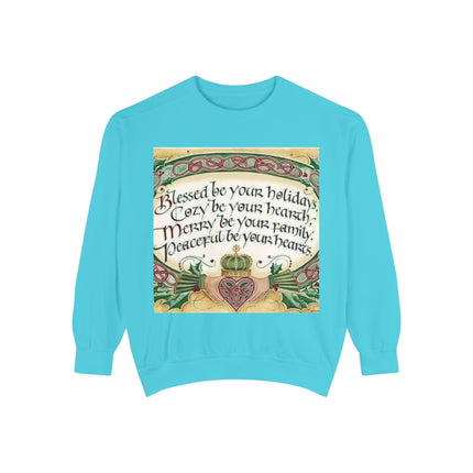 Blessed Be Your Holidays Unisex Sweatshirt - Cozy & Heartfelt Gift