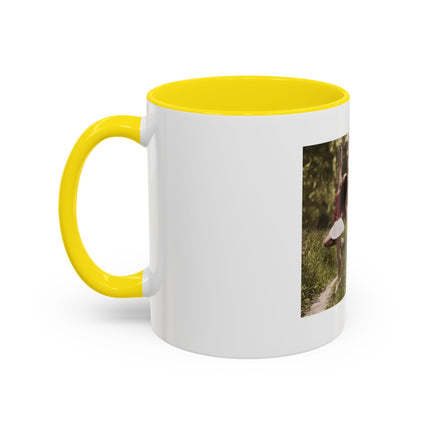 Inspirational Photo Accent Mug — “Being Alive Is the Special Occasion”