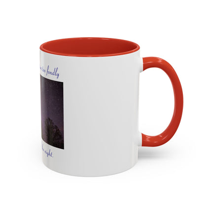 Starry Night Coffee Mug — “I have loved the stars too fondly” Accent Mug