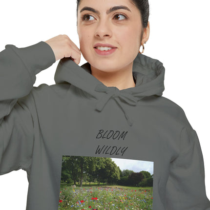 Bloom Wildly Hoodie — Floral Meadow Photo Sweatshirt