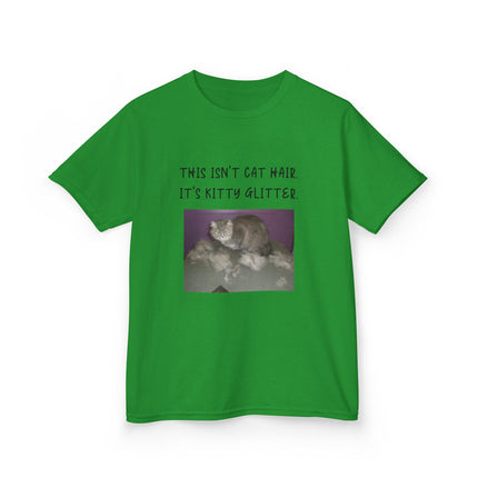 Kitty Glitter Kids Tee – Funny Shirt for Young Cat Enthusiasts