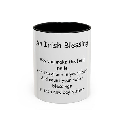 Irish Blessing Coffee Mug — "An Irish Blessing" Inspirational Religious Mug (11/15oz)