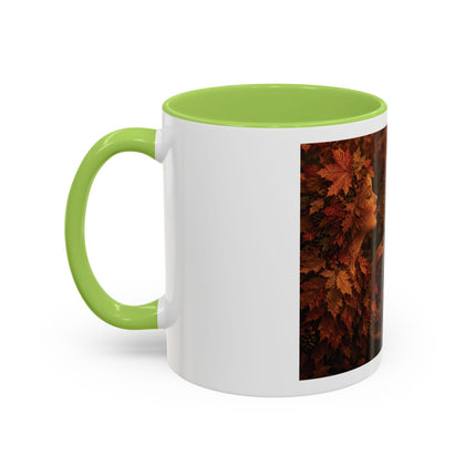 Autumn Speaks Coffee Mug — Fall Cider Rustic Accent Mug