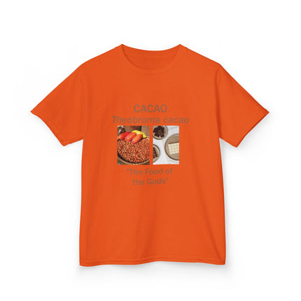 Cacao Kids Cotton Tee – “Food of the Gods” Graphic Shirt