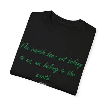 Eco-Friendly T-Shirt – “We Belong to the Earth” Design