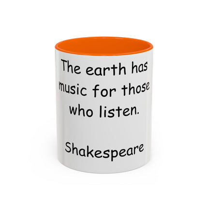 Shakespeare Quote Mug – 11oz Accent Cup for Book Lovers