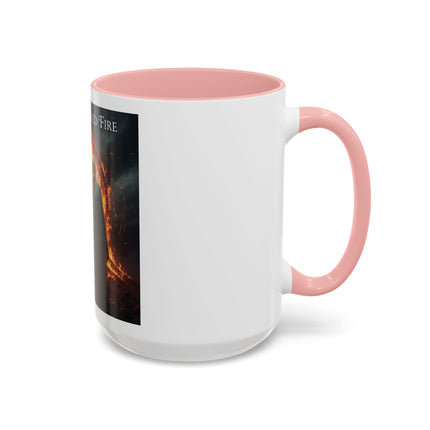 Aging Is Sacred Fire Coffee Mug — Fantasy Elder Couple Accent Mug (11/15oz)