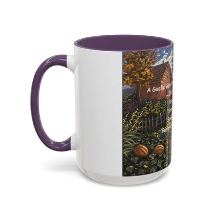 Samhain Accent Mug – 15oz Ceramic Cup with Pumpkin Spice Wit