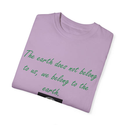 Eco-Friendly T-Shirt – “We Belong to the Earth” Design