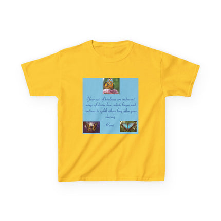 Kids Tee with Butterfly Design – Inspirational Nature Gift