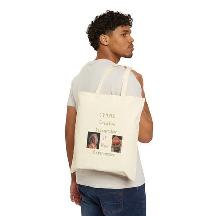 Tote Bag — "CRONE: Creative Researcher of New Experiences" Vintage Portrait Eco Tote