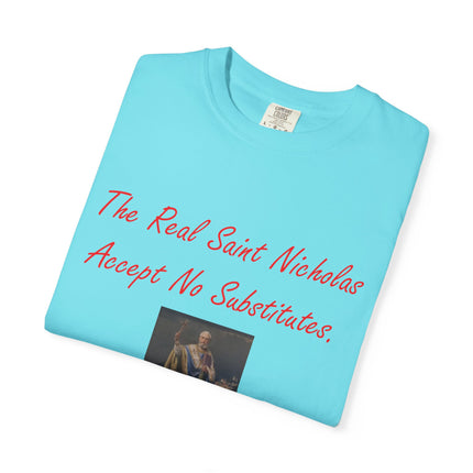 Unisex Garment-Dyed T-shirt - The Real Saint Nicholas Design