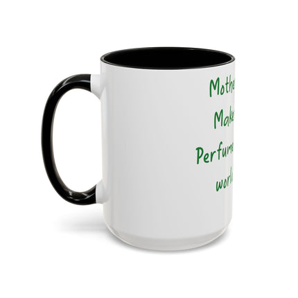 Mother Nature Accent Mug – 15oz Ceramic Cup for Eco Enthusiasts