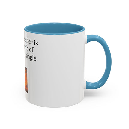 Cider Lover Accent Coffee Mug – "A well-made cider is a year’s worth of sunlight in a single sip" (11/15 oz)