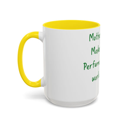 Mother Nature Accent Mug – 15oz Ceramic Cup for Eco Enthusiasts
