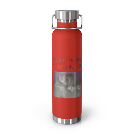 Kitty Glitter Bottle – 22oz Insulated Flask for Cat Lovers