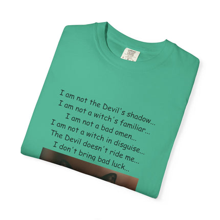 Unisex Cat-Themed T-Shirt – "Please Don't Hurt Me" Design