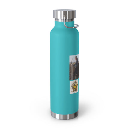 Inspirational Copper Vacuum Insulated Bottle - 22oz - Motivational Design for Adventurers