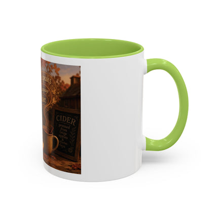 Autumn Speaks Coffee Mug — Fall Cider Rustic Accent Mug