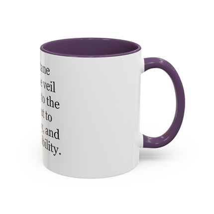 Beltane Quote Coffee Mug — "On Beltane night..." Accent Mug