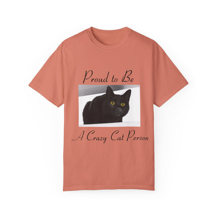 Proud to Be a Crazy Cat Person T-Shirt – Unisex Tee for Cat Lovers