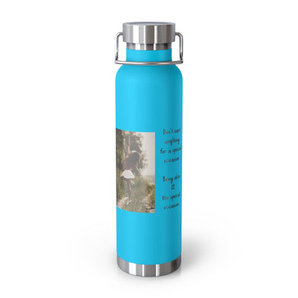 Insulated Bottle — Inspirational Photo & Quote 22oz