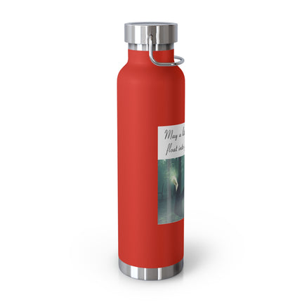 22oz Insulated Bottle — "May a Little Bit of Magic Float Into Your Life Today" Forest Design