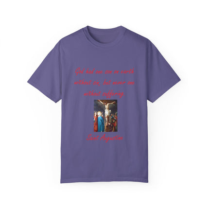Saint Augustine Quote Tee – Unisex Garment-Dyed Shirt of Faith