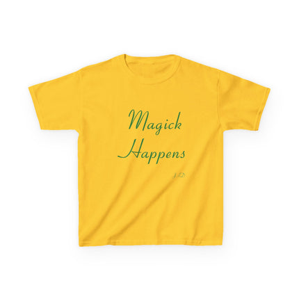 Magick Happens Kids Tee – Cotton T-Shirt for Creative Dreamers