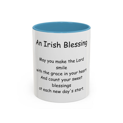 Irish Blessing Coffee Mug — "An Irish Blessing" Inspirational Religious Mug (11/15oz)