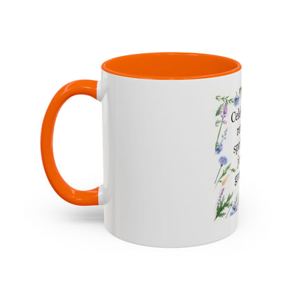 Spring Gratitude Coffee Mug — "Celebrate the return of spring with joy and gratitude"